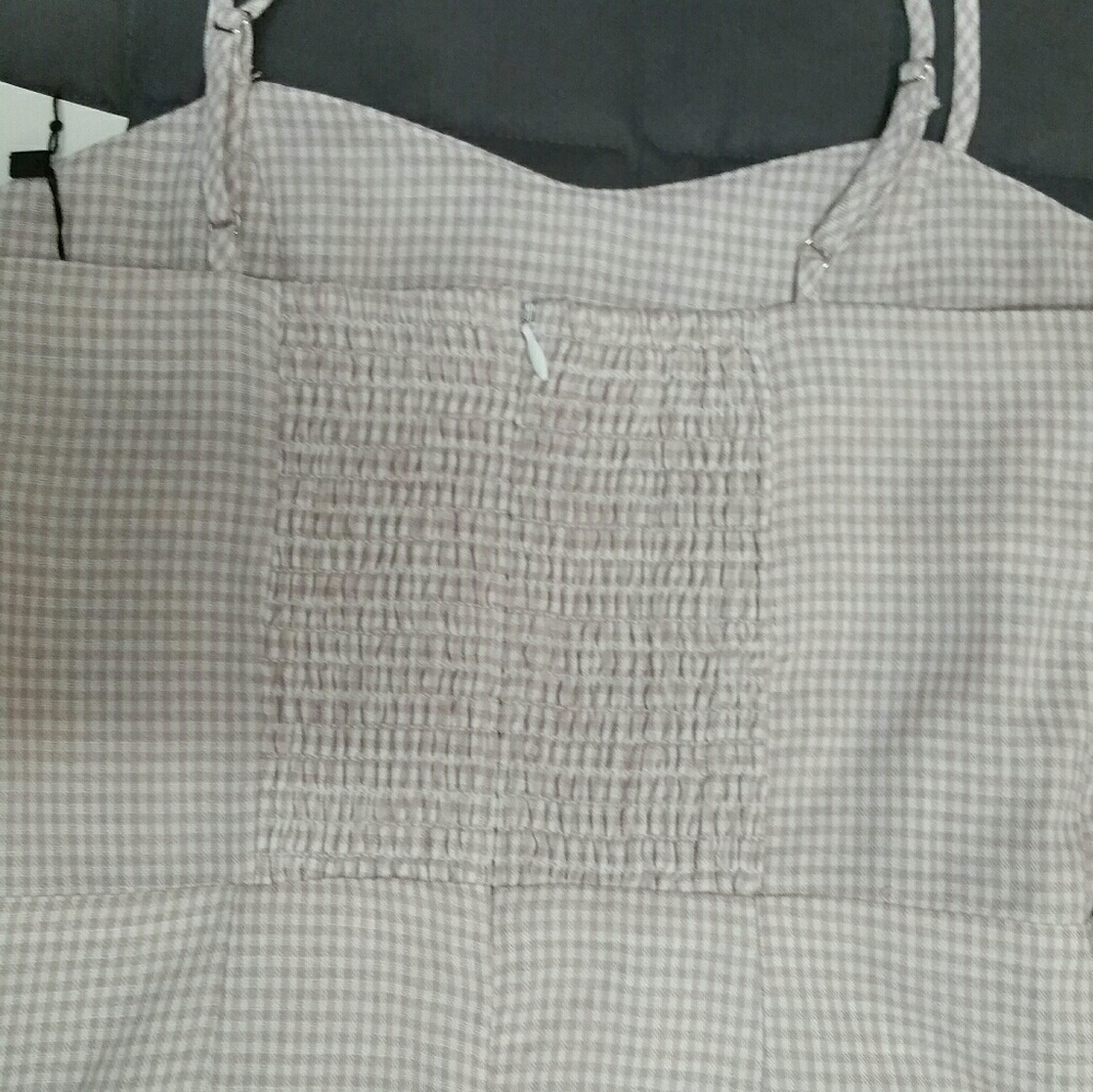Gingham strap dress - Picture 4 of 4
